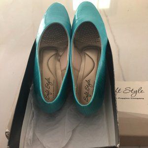 Soft Style, Angel II shoe, Size 8 Narrow, Teal
